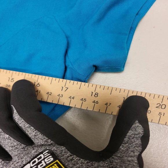 Julian Taylor New York Dress Size 10 Blue Teal Button Front Career Work - Picture 4 of 16